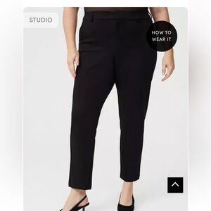 Torrid Studio Modern Slim High Rise Trousers black Size 14S